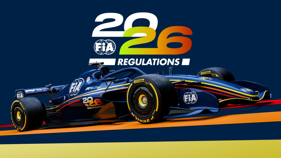 The FIA graphic announcing the 2026 Formula 1 regulations