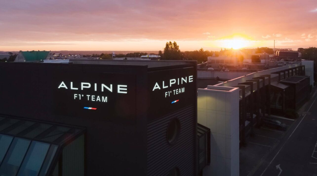 The Alpine / Renault engine facility in Viry, France